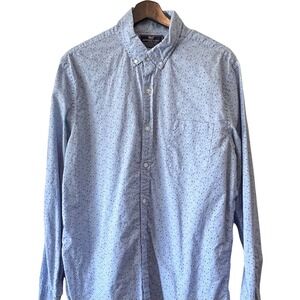 Vineyard Vines Men's Button Shirt Size L Blue Confetti‎ Slim Fit Murray